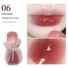 Daimanpu Clear Oxygen Mirror Lip Glaze: Watery Glass Jelly Lips in Milk Tea Shade Lip Gloss