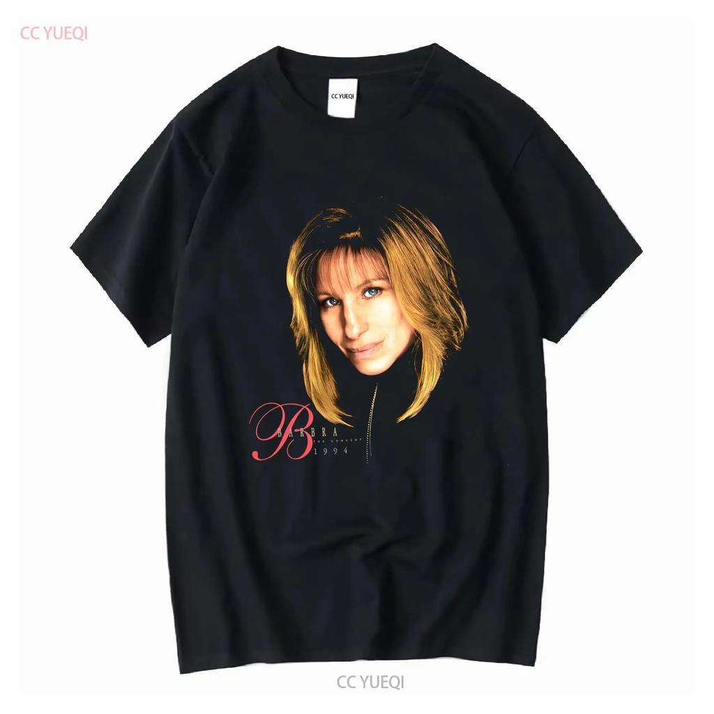 Barbra Streisand The Concert 1994 Black T Shirt Size Large L RARE Vintage Washed Casual Unisex Fashion Comfortable Graphic