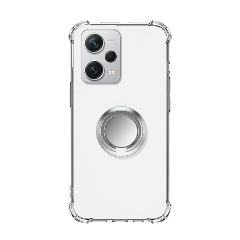 Clear Soft Case For Xiaomi Redmi Note 12 Pro Plus Speed 12 Turbo 11 Pro plus 12S 11S 11T 11R Ring Stand Holder Transparent TPU Silicone Back Cover