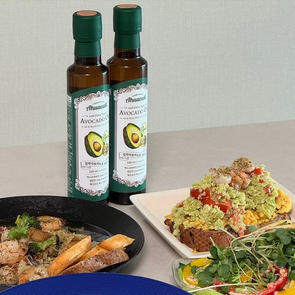 Bottu Ahucatl Extra Virgin Avocado Oil Gift Set 250ml Bottles
