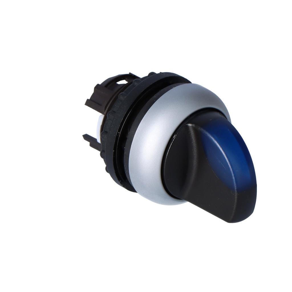 M22-WRLK3-B Switch, Illuminated, 3 Positions, Blue