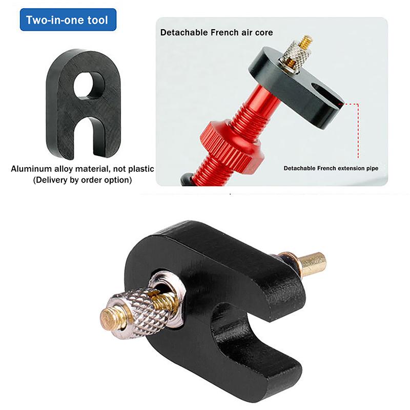 1Set Brass Presta Valve Core Set 2/6/12Pcs Mountain Bike Road Bike Tube Replacement Presta Valve Core French Air Pump Tool
