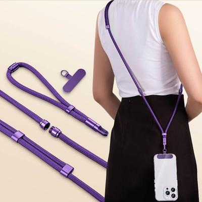 Verstellbare Lanyard Gewebte Hängende Handgelenkschlaufen Handy Zubehör Handgelenkband Mobiltelefon