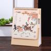 2026 Chinese Style Year of the Horse Red Desk Calendar – Creative Cut-out Design