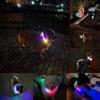 Adjustable USB Rechargeable LED Dog Collar Multi-Color Soft 4 Flashing Modes Cut- to- Fit Design for Nighttime Safety Visibility