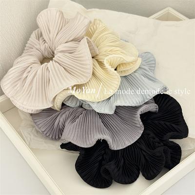 Gekräuseltes Darm Haargummi Dutt Haargummi Elastisches und Haltbares Haarseil Elegantes Kopfaccessoire