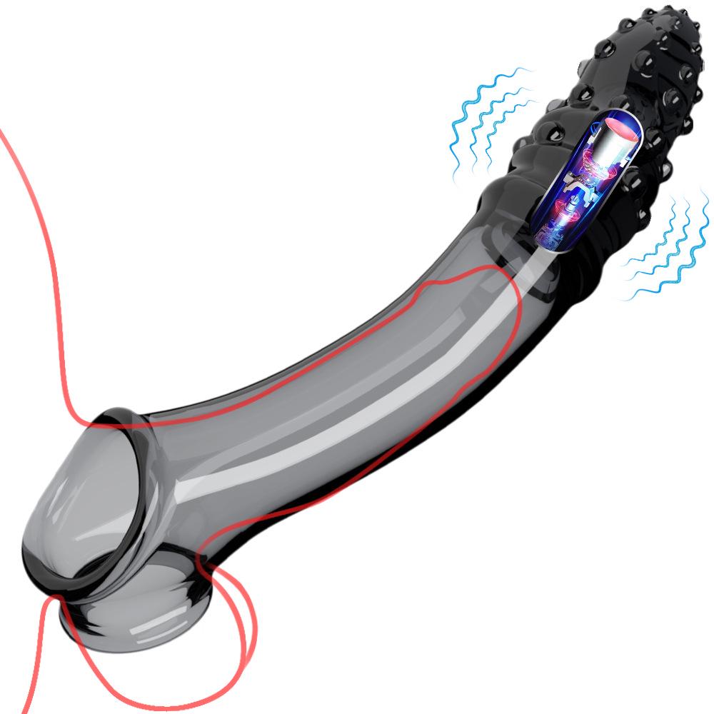 Se Niuniu Crystal Vibrating Penis Sleeve Ring: Fun for Couples