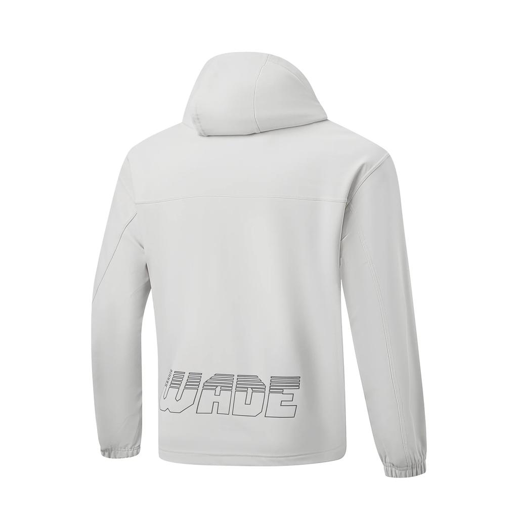 Li-Ning Wade Series Letter Zipper Hoodie Versatile Sports Jacket Men Jackets AFDW161-2
