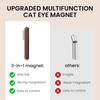 LINMANDA 3 In 1 Wooden Cat'S Eye Magnet, Multi-Functional Nail Magnet, Magnetic Gel Nail Polish For Professionals And Families