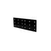 DAIDOHANT Reinforcement Hardware, Joint Fittings, 2x4 (Two-by) Support, Band Metal, Black Painted, 24F-2-BK10179001