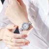 Mermaid Shell Women's Quartz Watch with Diamond-Set Design.