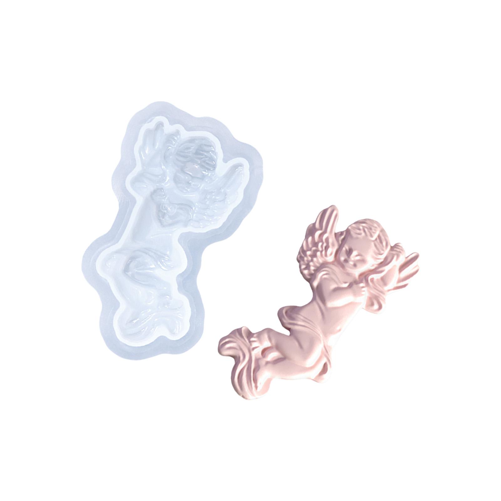 

Modern Angel Relief Design Silicone Candle Moulds Silicone Texture Suitable for Crafts and Home Decor 5 Unique Patterns 4