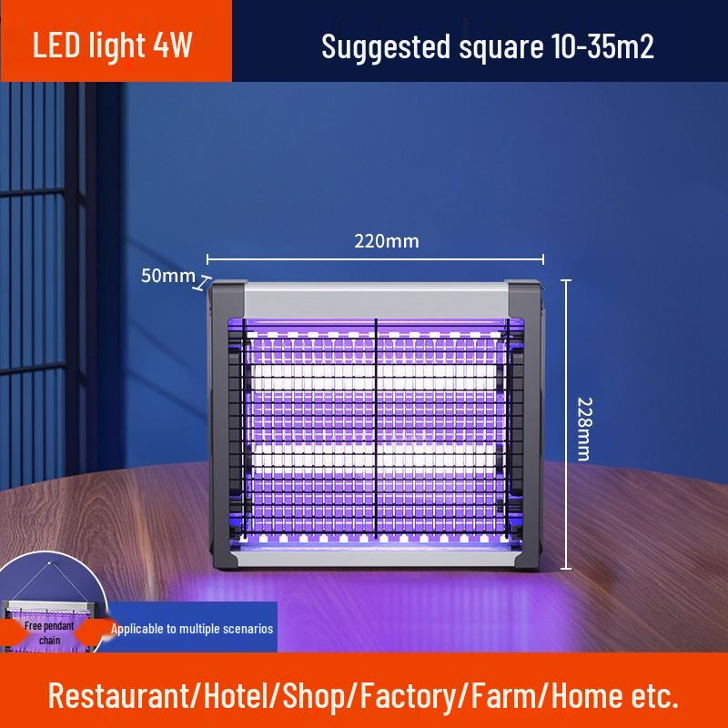 

Настенная электрическая ловушка для комаров и мух для гостиниц, ресторанов и использования на открытом воздухе