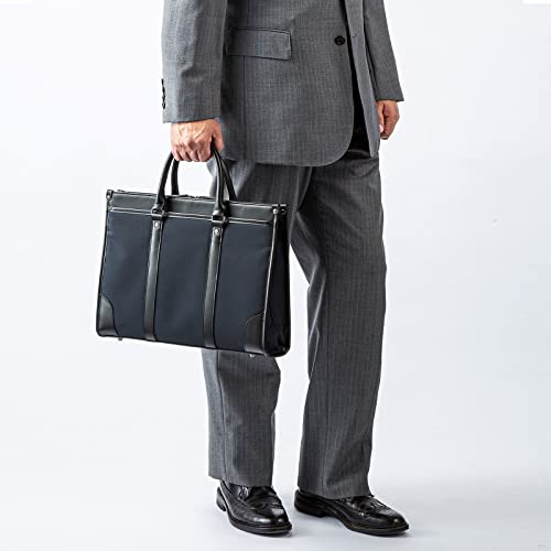 SANWA SUPPLY Επαγγελματική/Αναζήτηση Εργασίας Τσάντα για Υπολογιστή (ΠΟΛΕΜΙΚΟ ΝΑΥΤΙΚΟ) ΤΣΑΝΤΑ-C41NV