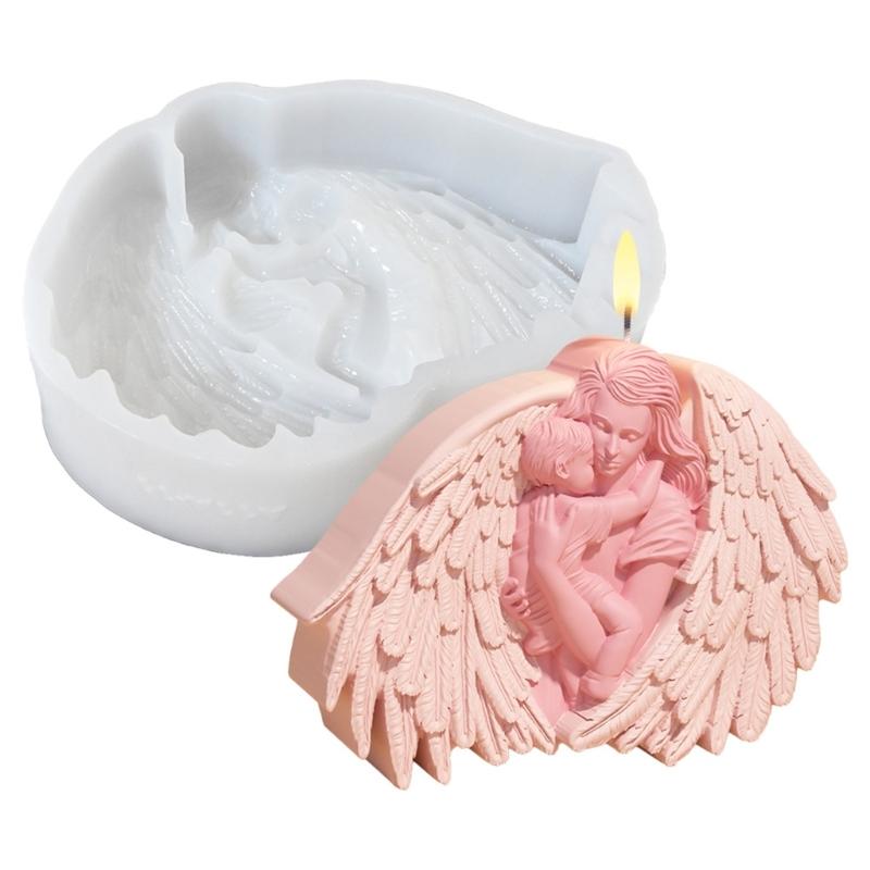 Wing Heart Silicone Candle Molds Butterfly Shape Silicone Molds for Epoxy Resin Candle Soap Chocolate Fondant Molds