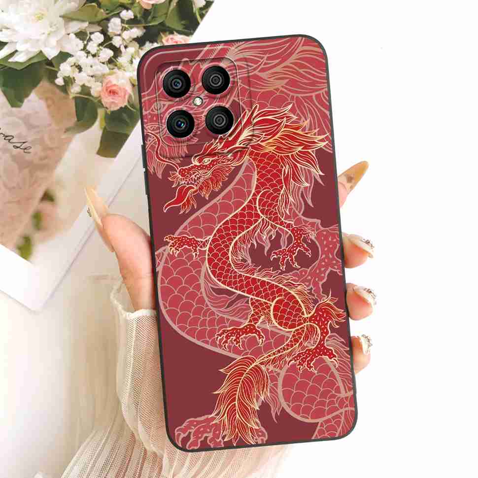Luxury Pattern For Honor X8 4G Matte Silicone Back Shockproof Full Soft Cover For HonorX8 4G TFY-LX1 TFY-LX2 Fundas
