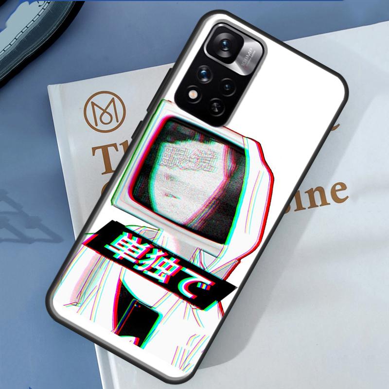 Sad Japanese Anime Case For Xiaomi Redmi Note 14 13 11 9 10 12 Pro 9S 10S 11S 12S Redmi 10C 12C 13C 14C Cover