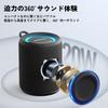 MIATONE Rush Pro Bluetooth IPX7 20W Deep LED TWS Bluetooth PC and Smartphone Charging Speaker, Waterproof, Bass, 360° Sound, Light, Compatible,