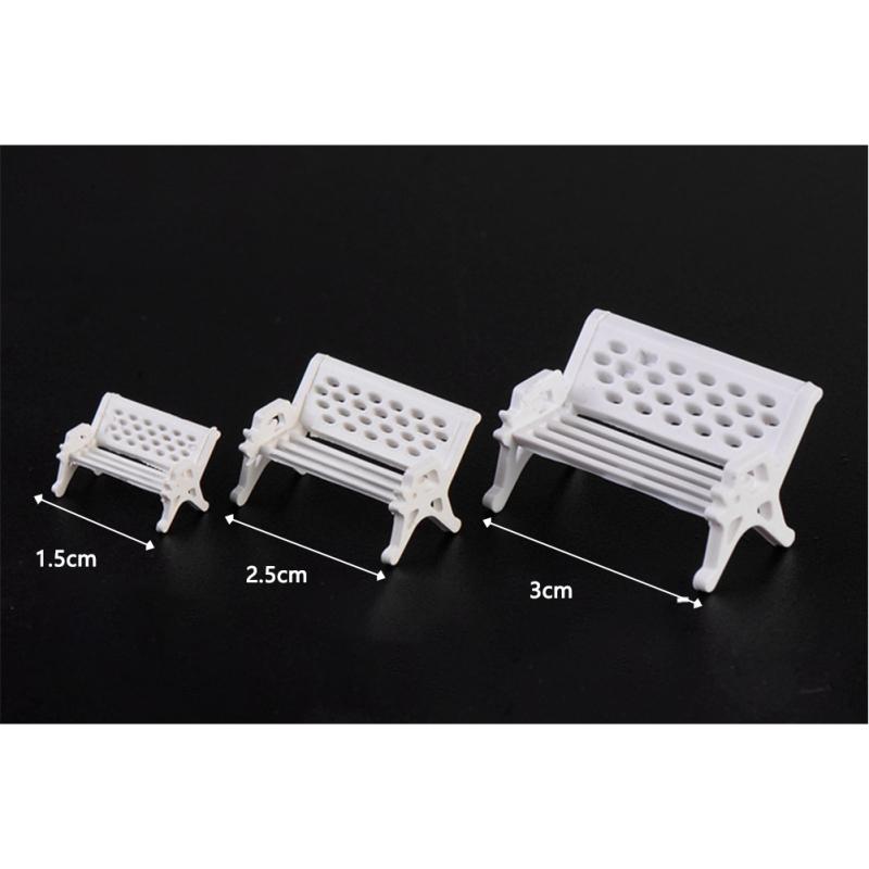 Parkbank Sitz Mikro Landschaft Ökologie Zubehör Dekoratives Material Für Miniaturgarten Fee