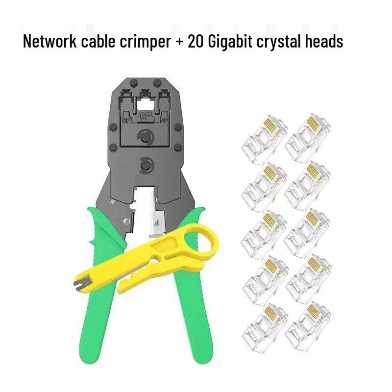 Professional Multifunctional Network Cable Crimper & Tester Set for Cat 5/6