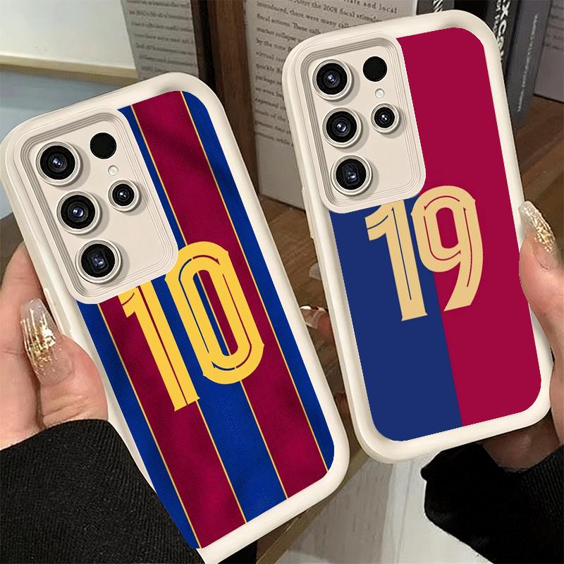 Phone Case for Samsung Galaxy S26 S25 Ultra S24 FE FootBall Number 7 10 19 Shell S23 Plus S22 + S21 S20 5G Soft Silicone Funda