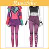 Descendants 3 Mal Cosplay Body z polyesterové směsi pro Halloweenskou tematickou kostýmovou párty