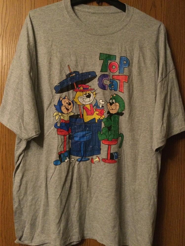 

New Rare Top Cat Cotton Sport Gray All Size Unisex Shirt BB426 Unisex T-Shirt XXL