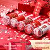 Wedding Celebration Push-Pop Fireworks: Engagement Party Flower Tubes & Hand-Pull Firecrackers