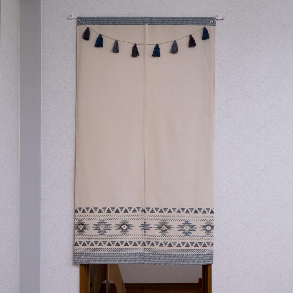 Univer Nordic Style Cotton Curtain with Privacy Screen Garland,