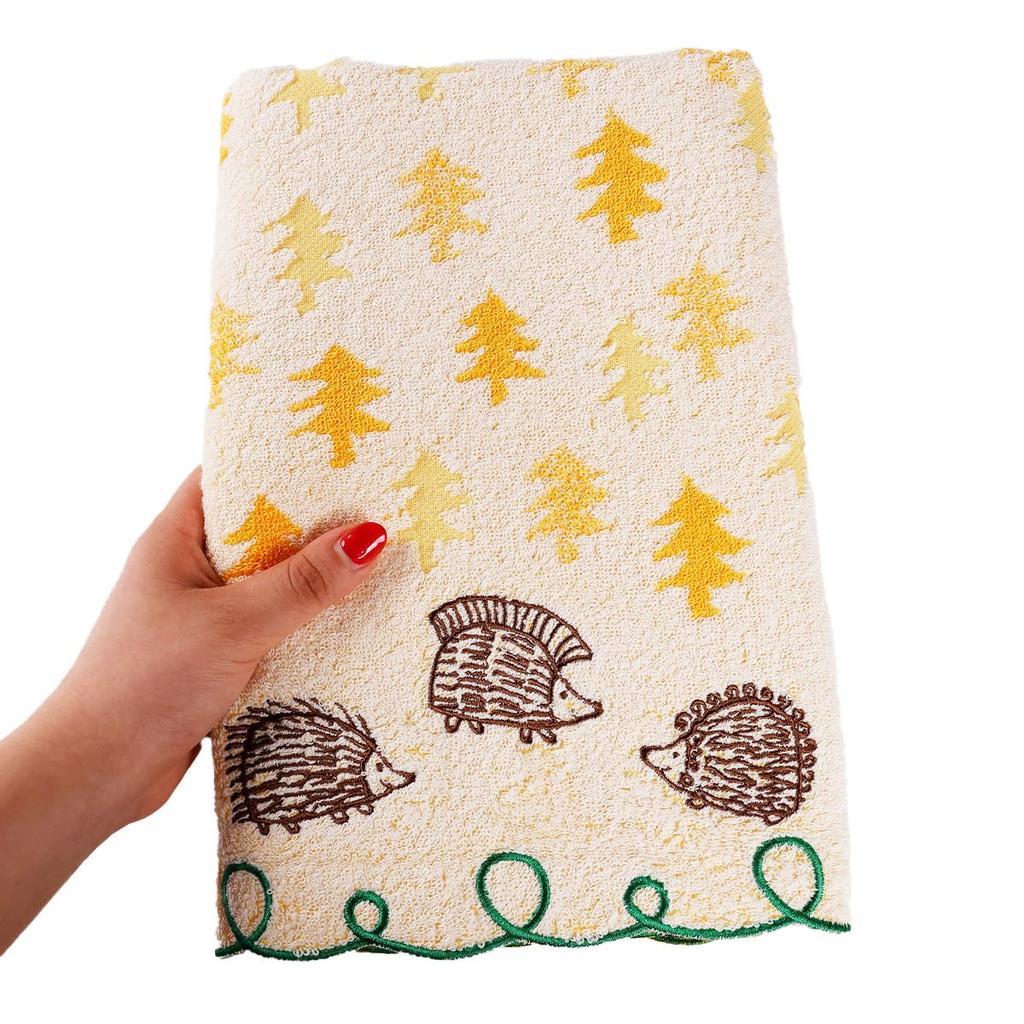 Marushin LISA LARSON Bath Towel Cotton with Antibacterial and Deodorizing 6805011700 "Spinning Walk" 100% Treatment,