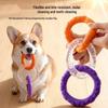Durable Teddy Corgi Pull Ring Dog Toy for Teeth Cleaning & Tug-of-War - Suitable for Large, Medium, and Small Dogs.