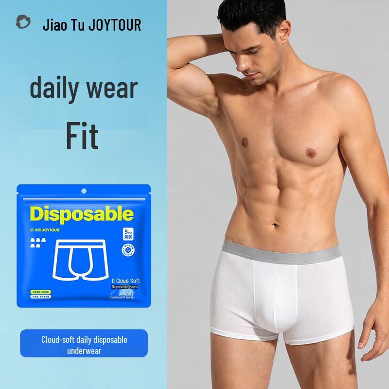 JOYTOUR Men s Cloud Soft Milk Silk Disposable Travel Briefs