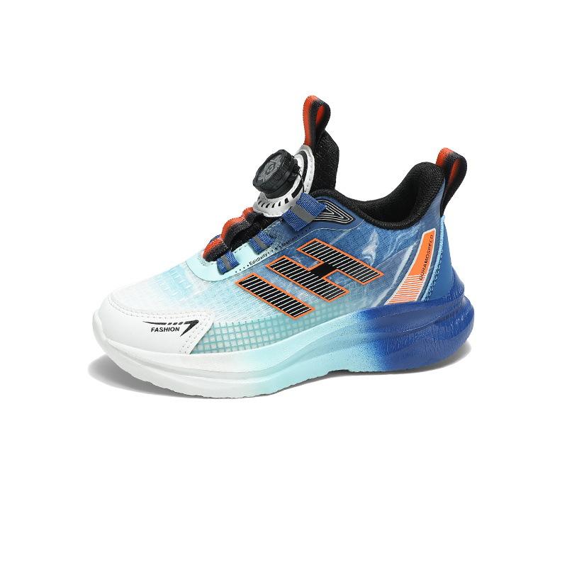 Fujian Classmates Boys Breathable Sneakers Girls Running Shoes Children's Claw Buckle Middle and Older Children's Net Shoes Entity