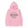 Mote Punk Metal Rock Band Deftones Hettegenser Blomster Burst Print Sweatshirt Unisex kvinner Vintage Casual Pullover Streetwear Par