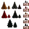 2x Paper Christmas Tree Ornament Christmas Desktop Decoration Foldable Trendy Sculpture for Indoor Bedroom Bookshelf Walkway