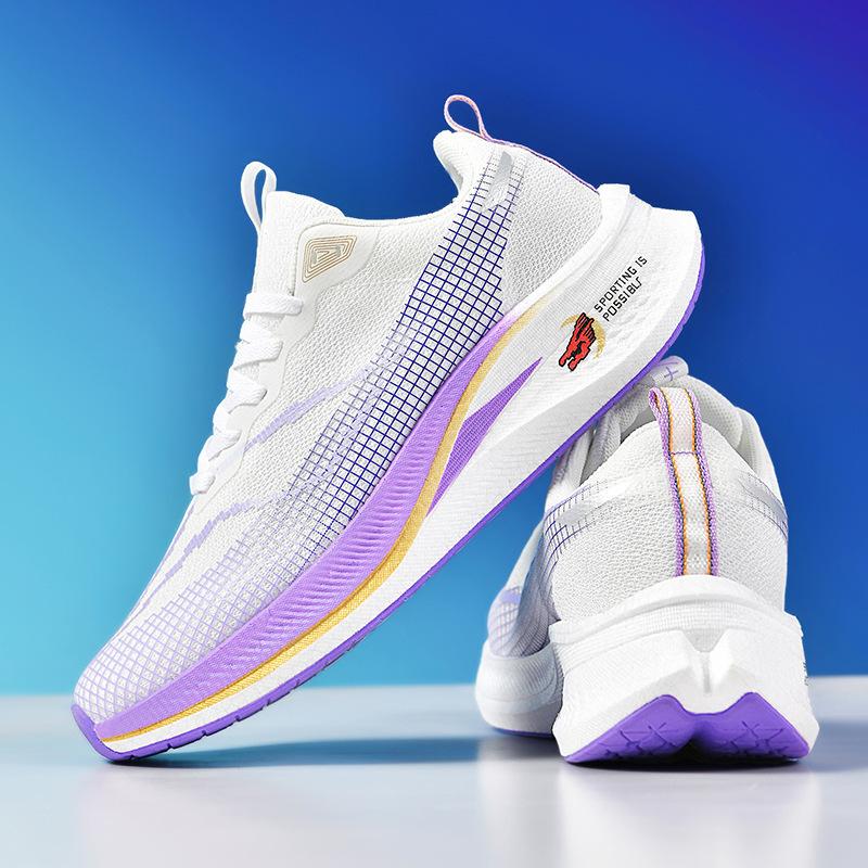 Chitu 7pro Year of the Dragon Fluorescent Sports Shoes Carbon Board Real Explosion Soft Bottom Breathable Running Men's Shoes High School Entrance Exa