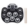 9 Pad Electric Drum Set with Pedals Stick Multifunctional Portable Roll Up Electronic Drum Pad for B