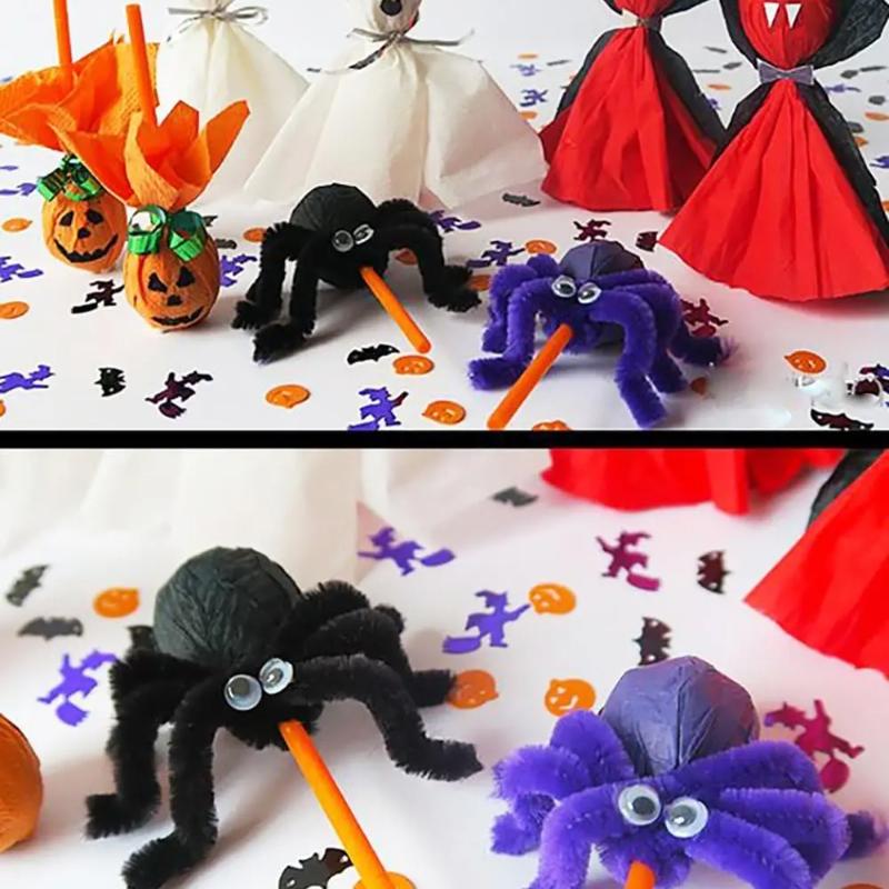 Halloween Confetti Glitter Set with Bats Spider Pumpkin Sprinkles for Table Decorations Scatter Design
