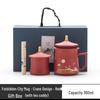 Forbidden City Crane Ceramic Tea Gift Set