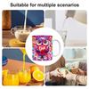 Owl Cup Cartoon Ceramic Pottery Mugs 350ml Decorative Water Cup Colorful Valentine Tumbler Novelty Tea Cups For Hot Ice Drink
