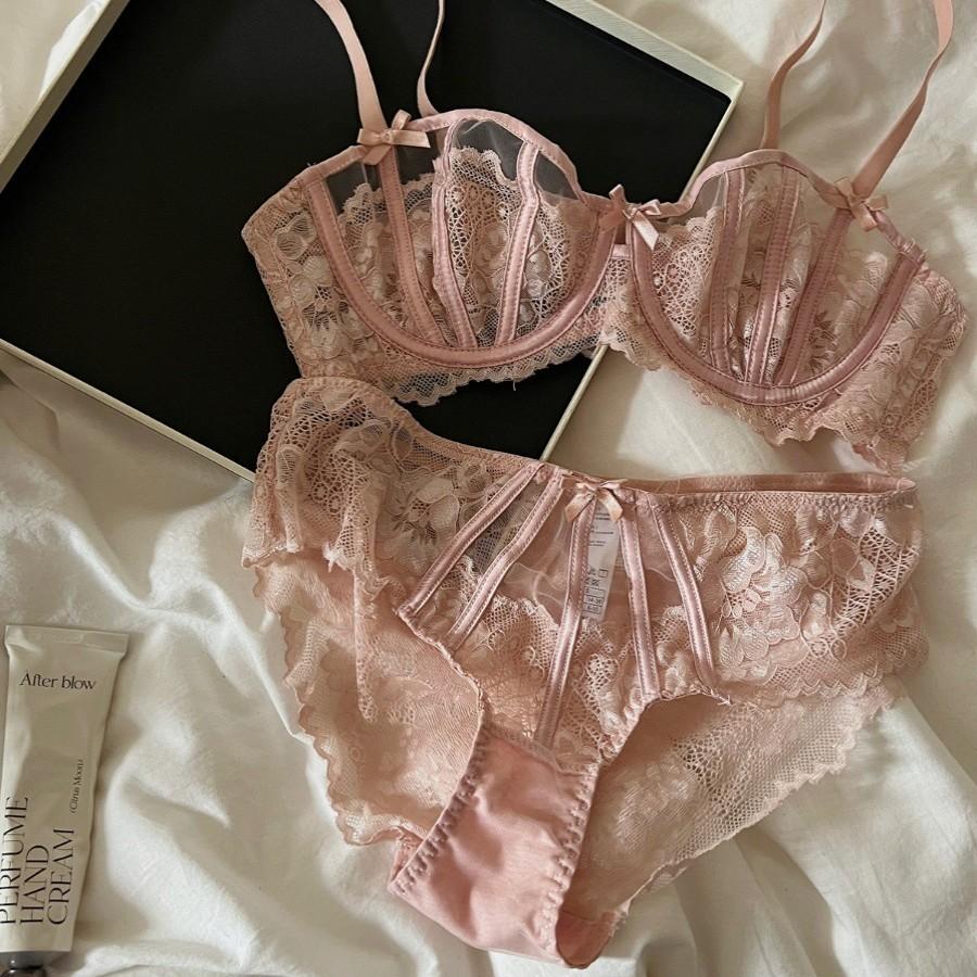 Ladies Summer Thin Fashion Small Shell Sexy Lace Mesh Breathable Underwear