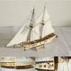 DIY Ship Assembly Model Kits Wooden Sailing Boat Scale Model Decoration Toys Gifts for Kids Adults