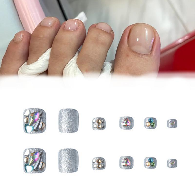 Womens Nail Wearable Toe Patch Beauty Detachable Durable Fashionable Advanced