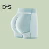Women Underpants Hollow Mesh Patchwork Tummy Control High Waist Butt-lifted Lift Plump Curves Fake Butt Padded Butt Enhancer Sponge Hip Pad