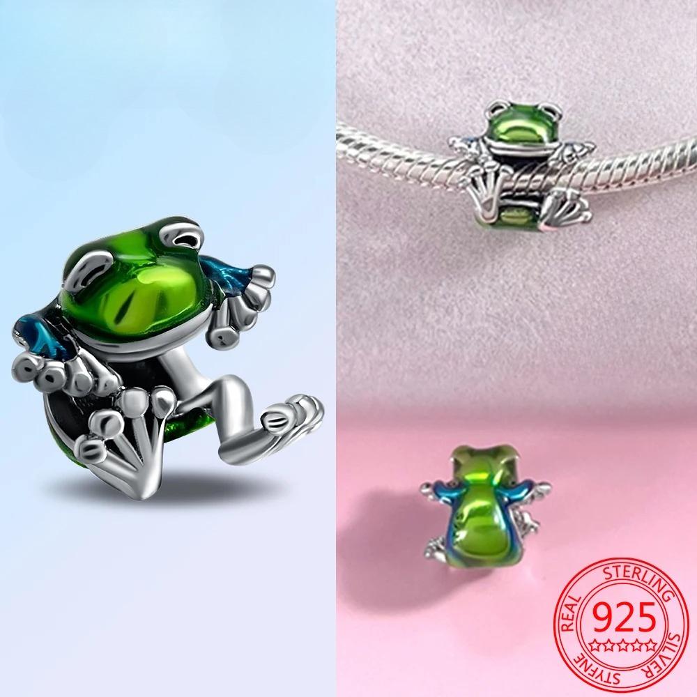 

925 Silver Sloth Charm Bracelet Black Enamel Animal Jewelry Gift for Women Handmade Craft