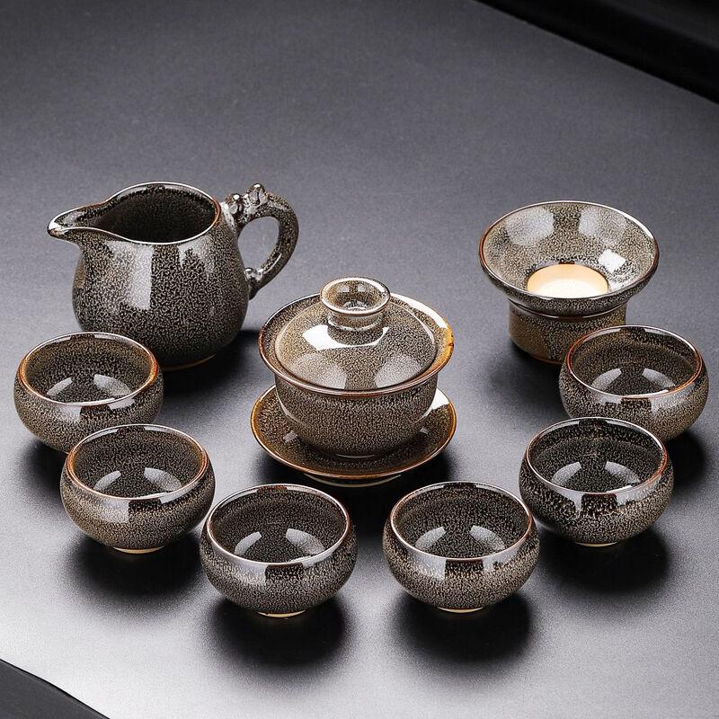 Chaxun Jun Kiln Kiln-Transformed Tea Set
