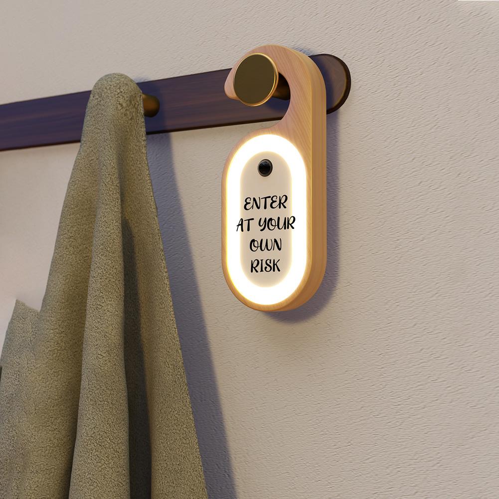 1pcs DC5V 1A Multifunctional USB Rechargeable Message Sensor Light LED Lamp LED Light U-shaped Handle DIY Gift