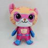 Super Kitties Team Anime Plush Toys Crystal Super Soft Plush Toy Doll Blue Kitten Green Kitten Yellow Kitten Toy Doll Kids Gift