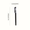 15pcs Matte Black Gel Pen | Smooth Writing, Non-Stop Ink, Medium Point, Ideal for Signatures and Writing