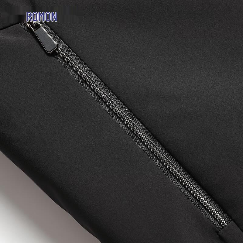 ROMON Men's Wool Blend Stand Collar Padded Jacket